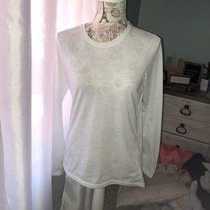 white long sleeve t
